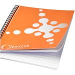 Desk-Mate® A5 Notizbuch mit Kunststoff Cover und Spiralbindung Weiß/schwarz