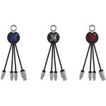 SCX.design C16 ring light-up cable, blue Blue,black