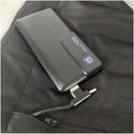 SCX.design G01 beheizbarer Bodywarmer mit Powerbank, schwarz Schwarz | L