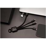 SCX.design C13 20W 5-in-1 charging cable Black