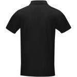 Graphite Poloshirt aus GOTS-zertifizierter Bio-Baumwolle für Herren, schwarz Schwarz | XS
