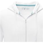 Ruby men’s GOTS organic recycled full zip hoodie, white White | XS