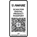 Jet unisex Aware™ recycled crewneck sweater, oatmeal Oatmeal | XS