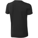 Kawartha short sleeve men's GOTS organic V-neck t-shirt, black Black | XS