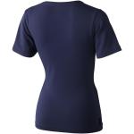 Kawartha short sleeve women's GOTS organic V-neck t-shirt, navy Navy | XS