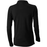Oakville Langarm Poloshirt für Damen, schwarz Schwarz | XS
