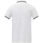 Amarago Polo mit abgesetztem Rand für Herren, weiß Weiß | L