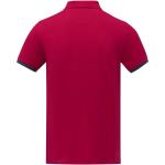 Morgan short sleeve men's duotone polo, red Red | XS