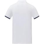 Morgan short sleeve men's duotone polo, white White | XS