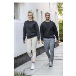 Yukon 350 g/m² Sportpullover mit Rundhalsausschnitt und Interlock Strick Unisex, schwarz Schwarz | XXS