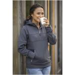 Sayan women's half zip anorak hooded sweater, gray Gray | XS