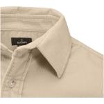 Alum 252 g/m² corduroy unisex shirt, oatmeal Oatmeal | XXS