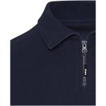 Apollo 245 g/m² long sleeve unisex half zip polo, navy Navy | 3XS