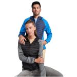 Minsk unisex hybrid insulated jacket, heather black, black Heather black, black | L