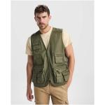 Venera 200 g/m2 v-neck multi-pocket workwear vest, lead Lead | L