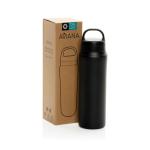 Aviana™ Rowan RCS recycelte Wasserflasche 470ml Schwarz