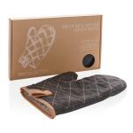 XD Collection Deluxe canvas oven mitt Black