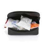 XD Collection Kleines Erste-Hilfe-Set in RCS recycelter Nubuk-PU Tasche Schwarz