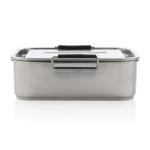 XD Collection Auslaufsichere Lunchbox aus RCS recyceltem Stainless Steel Silber