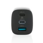 Philips 65W ultra fast PD 3-port USB wall charger Black
