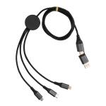 XD Xclusive Terra 120cm 6-in-1-Kabel aus RCS recyceltem Aluminium Grau