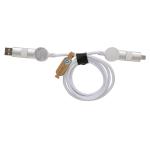 Urban Vitamin Oakland RCS recycled plastic 6-in-1 fast charging 45W cable White