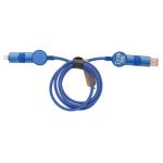 Urban Vitamin Oakland RCS rKunststoff 1,2m 6-in-1 Fast-Charging 45W Kabel Blau
