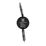 XD Xclusive Terra RCS recycled aluminium retractable 6 in 1 cable Convoy grey