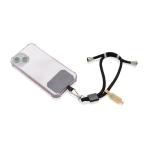 XD Collection CarryLoop RCS recycled PET adjustable phone holder wristlet Black