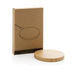 XD Collection Bamboo 15W wireless charger Brown