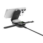 XD Xclusive Quantum Ultra-Fast 3-in-1 25W faltbarer Wireless Charger Grau/schwarz