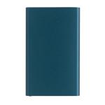 XD Collection RCS recycled plastic/aluminium 4000mah powerbank with type C Aztec blue