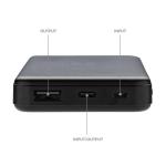 XD Collection RCS recycled plastic 5.000 mAh 5W wireless powerbank Black