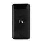 XD Collection Wireless Powerbank aus RCS Standard recyceltem Kunststoff Schwarz