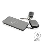 XD Collection Nexo RCS Key-Chain-Powerbank 2.000mAh mit integr. Kabeln Schwarz