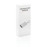 XD Collection 1.000 mAh Schlüsselanhänger Powerbank Silber