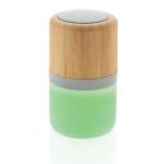 XD Collection 3W farbwechselnder Lautsprecher aus Bambus Weiß