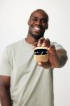 XD Collection Bamboo TWS earbuds with RCS recycled plastic Brown
