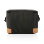 XD Collection Impact AWARE™ XL RPET two tone cooler bag with cork detail Black