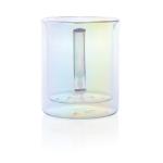 XD Collection Doppelwandiger Deluxe-Becher aus galvanisiertem Glas Transparent