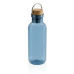 XD Collection GRS rPET Flasche with Bambusdeckel und Griff Blau