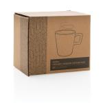 XD Collection Moderne Keramik Kaffeetasse, 300ml Grau