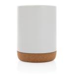 XD Collection Ceramic mug with cork base White