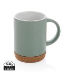 XD Collection Ceramic mug with cork base 