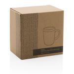 XD Collection Ceramic mug with white rim 300ml Blue/white