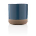 XD Collection Becher aus glasiertem Keramik Blau