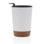 XD Collection GRS RPP stainless steel cork coffee tumbler White