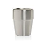 XD Collection Clark Doppelwandige RCS Kaffeetasse 300ml Silber