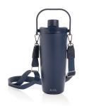 Avira Ayala RCS re-steel duosip lockable crossbody tumbler Navy