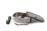 Black + Blum Black+Blum Stainless Steel Lunch Box groß Olivgrün